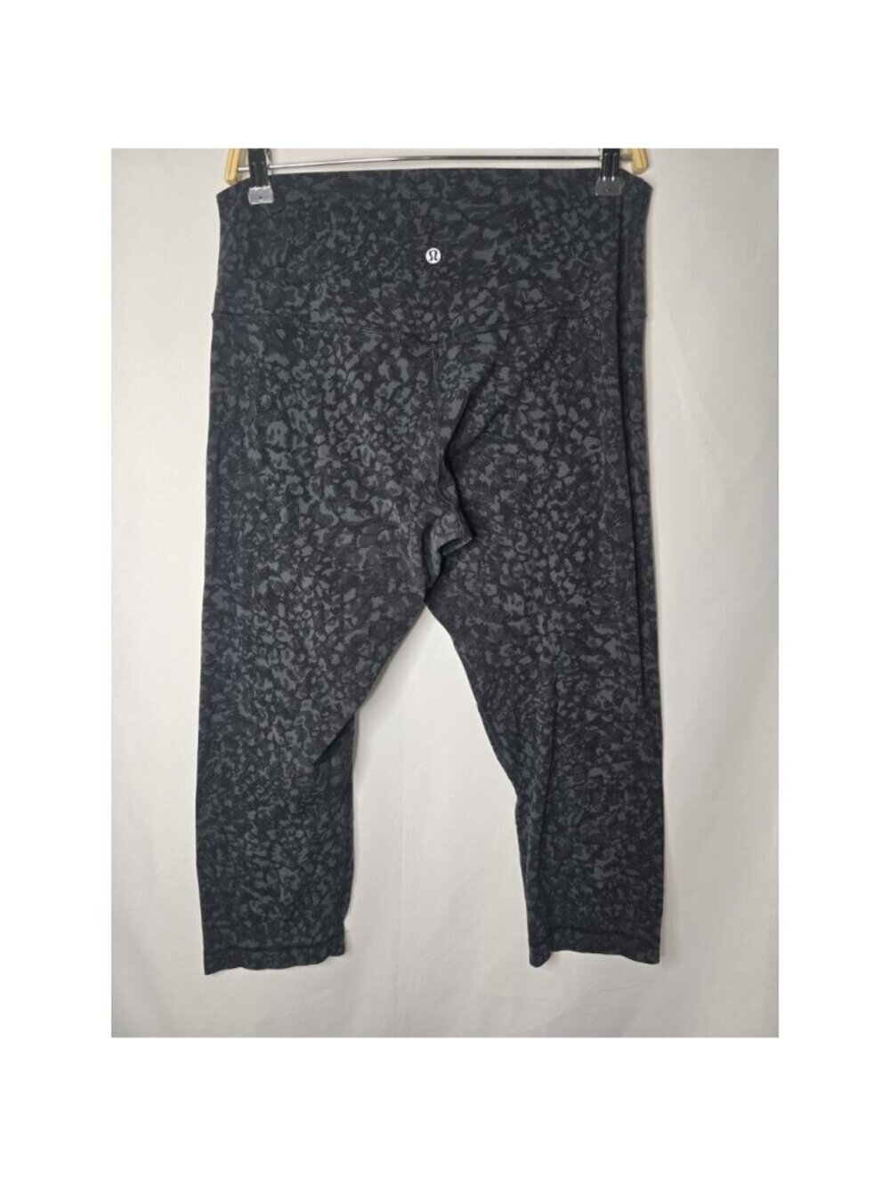 Lululemon Align Crop 21"Wild Thing Camo Deep Coal Multi Size 12